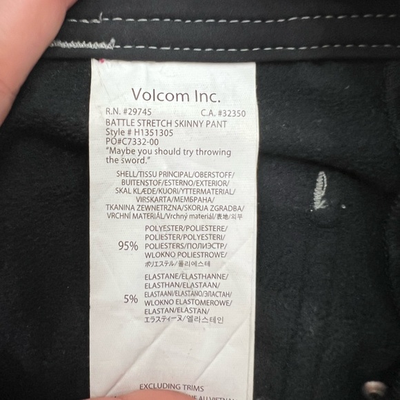 Volcom snow pants - Picture 7 of 7